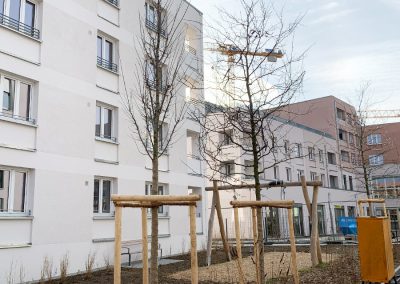 WA08 Neubau zweier Mehrfamilienhäuser mit ca. 50 Wohneinheiten mit Kindergarten