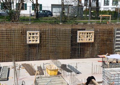 Neubau eines Mehrfamilienhauses und eines Reihenhauses